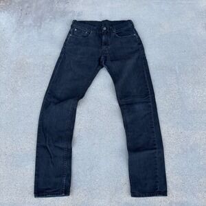 Levi's 511 Jeans Mens 32x32 Black Straight Slim Stretch Denim